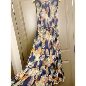 Vacation Resort Wear Maxi Dress Flowy Light Airy
